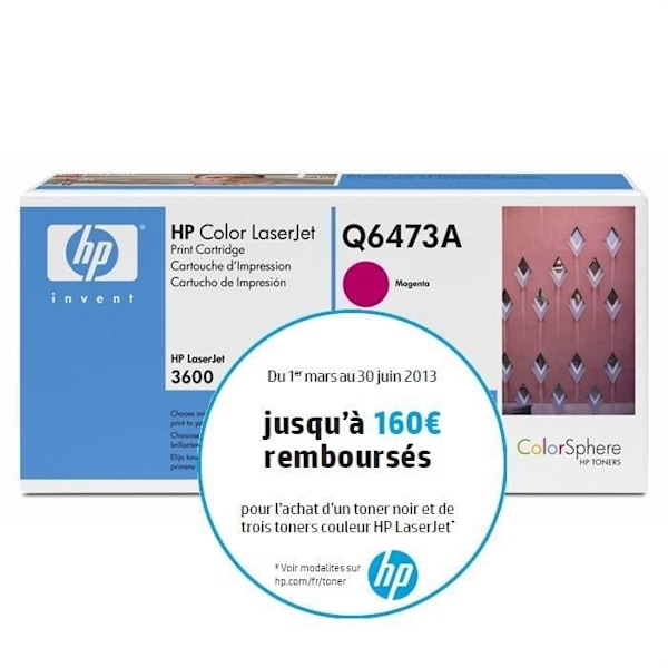 HP Color Toner Cartridge Q6473A Laser Toner C