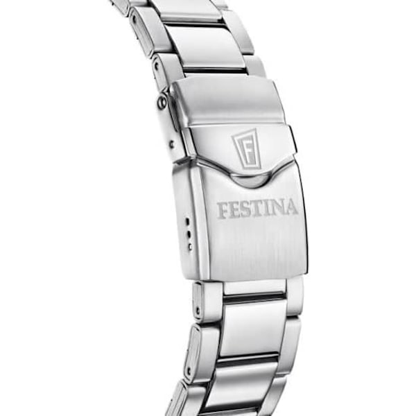 Ur - FESTINA - Diver Professional F20663/4 - Quartz - Rustfrit stål - 46 mm Orange, Silver