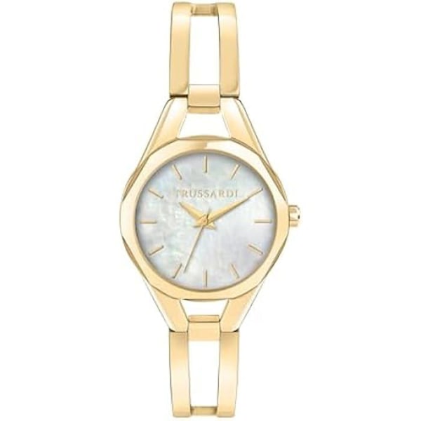 Dameur - TRUSSARDI - METROPOLITAN - 30mm - PVD Guldbelagt Stål - Vandmodstand 5 ATM - Kvarts Gult guld, stål