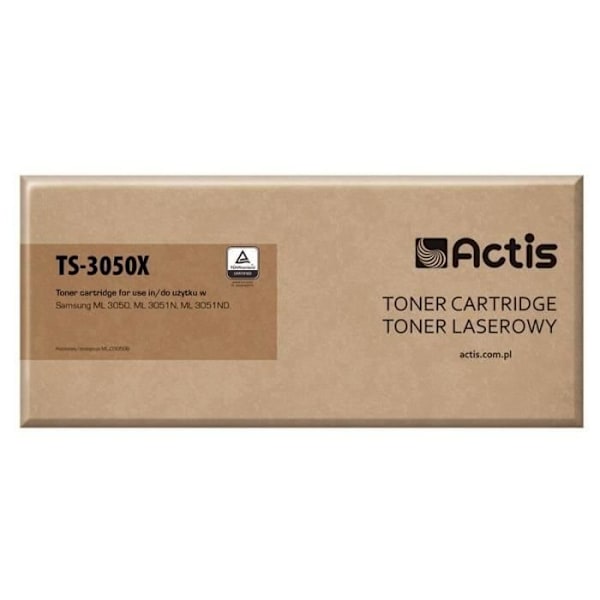 Tonerpatron - Actis - TS-3050X - Kompatibel - Sort - 8000 sider