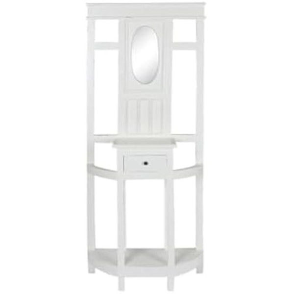 Entreskab - HOME ESPRIT - Hvid - Træ - 75 x 31 x 180 cm - Nem montering Flerfärgad