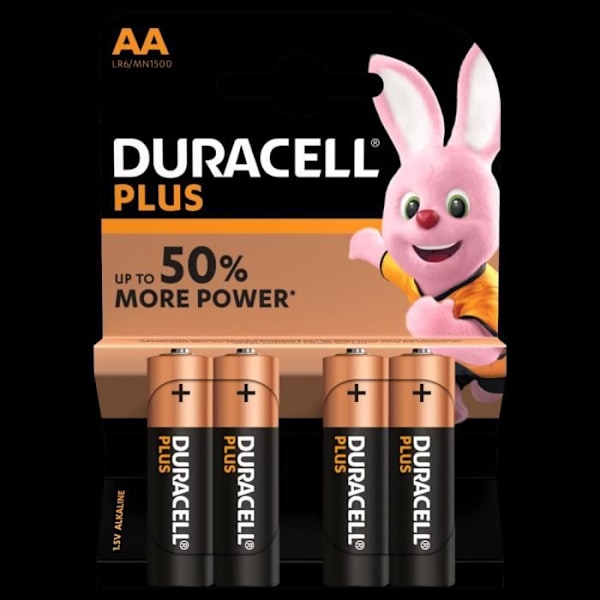 Duracell Plus AA LR6 akku x4