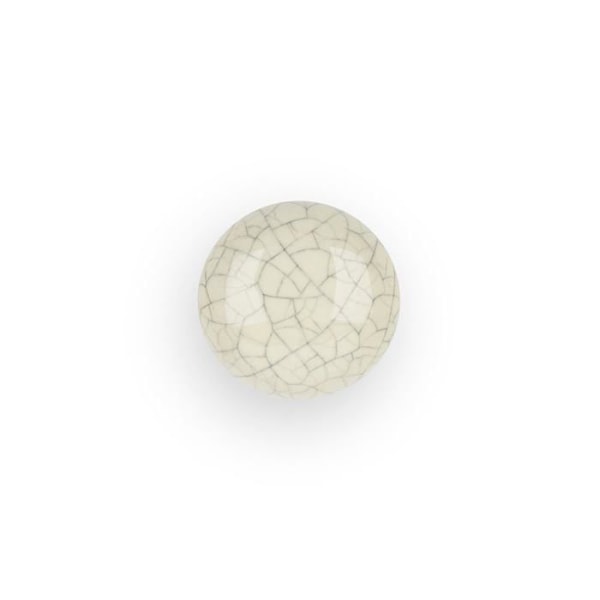 Møbelknop - Rei - MOD.818 - Porcelæne - 30 mm - Sæt af 2 enheder Vit