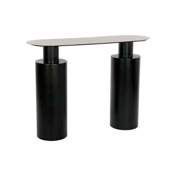 sivupöytä 107 x 36 x 78 cm mustakultainen rauta