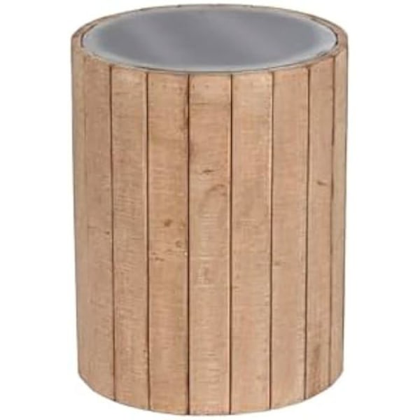 Sidebord - HOME ESPRIT - Naturligt MDF-træ - 36 x 36 x 45 cm - Flerfarvet - Lille komplementært møbel Flerfärgad