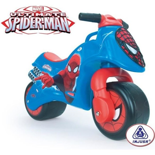 Neox Ultimate Spiderman Motorcykelholder - INJUSA - Dreng - Fra 18 måneder - Blå og Rød