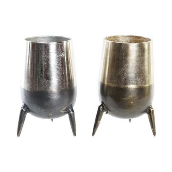 vas guld, silver modern design 26 cm