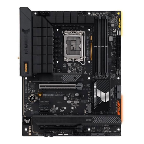 Emolevy - ASUS - TUF Gaming H770-Pro Wifi - Kanta LGA1200 - DDR4 SDRAM - ATX
