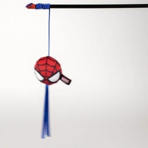 Baguette för katt - För Fan Husdjur - Spiderman - Mjuk tyg - 55x6.5x3 cm - Interaktiv leksak