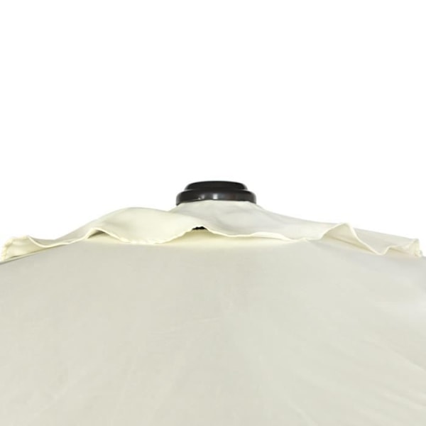 Parasol - Aktiv - Hexagonal - D270 cm - Aluminium - Farve creme Fløde