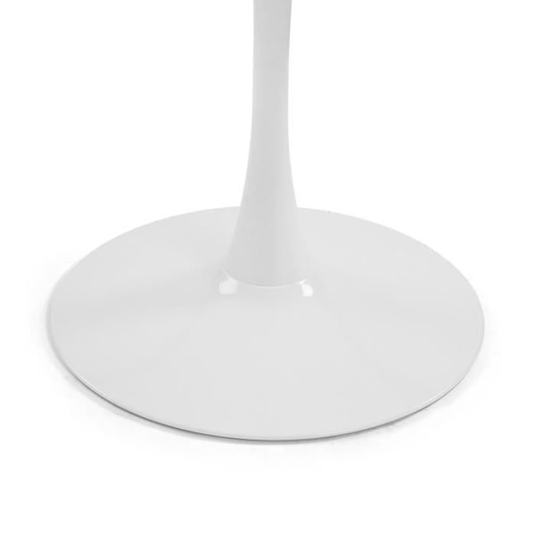 Ruokapöytä - Versa - 73 x 120 x 120 cm - MDF-puu, Metalli - Valkoinen