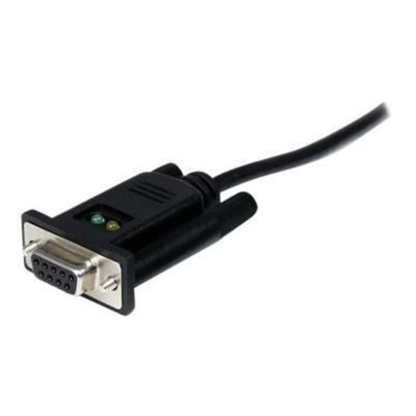 DCE USB till seriell RS232 DB9 adapterkabel - DCE USB till seriell RS232 DB9 nollmodem 1 port adapterkabel med FTDI