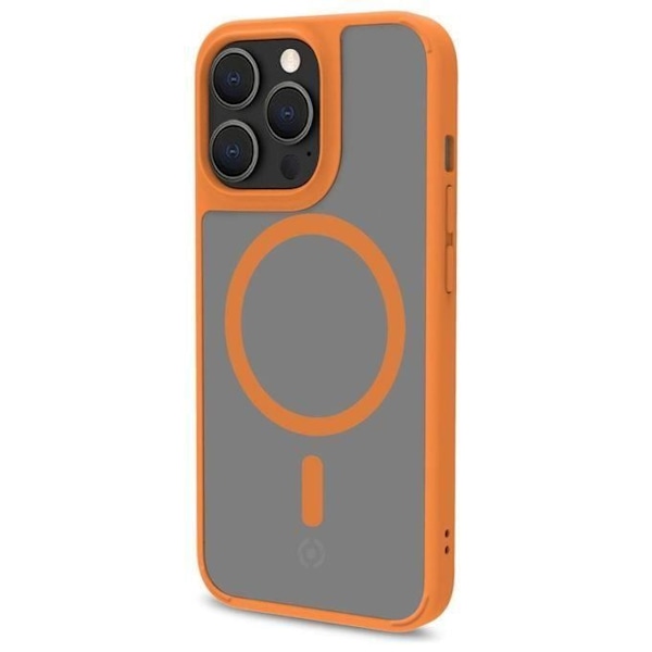 Skyddsskal - COVER MAG - IPH14 PRO - Transparent - Orange - Unisex Transparent