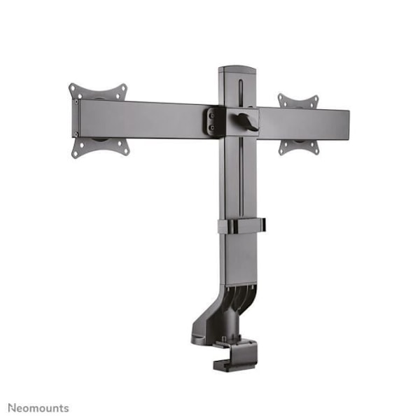 Skärmstöd - Newstar - FPMA-D860DBLACK - Klämma - Svart - 10-27 tum