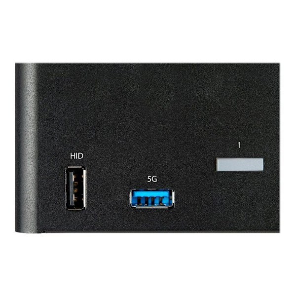 KVM-switch - Startech - SV231TDPU34K - 3 skärmar 4K 60Hz - USB 3.0 - Stålchassi