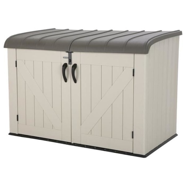 Opbevaringsboks - LEVETID - 191,1x108x132,2 cm - 2,1m3 - HDPE - Vejrbestandig