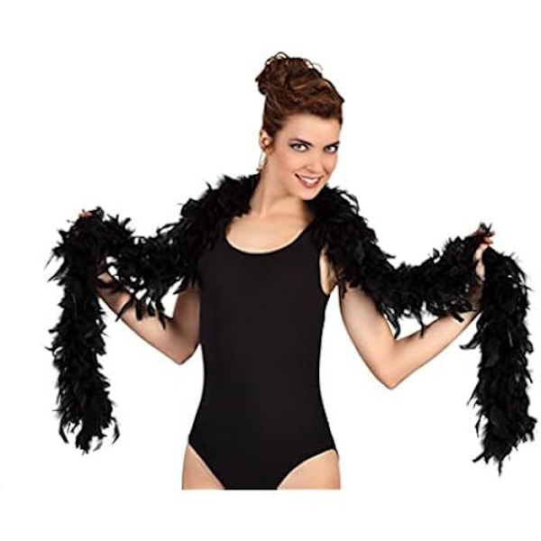 Textil boa - ATOSA - Svart - Flerfärgad - 13 färger - Karneval mångfärgad