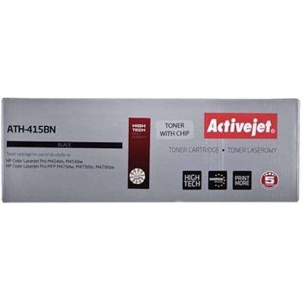 ACTIVEJET skrivartoner för HP 415A W2030A - Svart - 2400 sidor