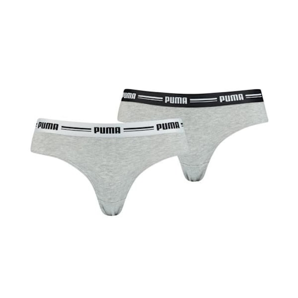 Puma damtrosor - enfärgade, 2-pack Grå S