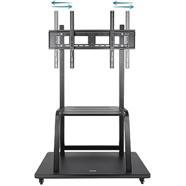 TOOQ FS20101M-B - COLOSO Gulvstativ med hjul til skærme fra 37" til 100"