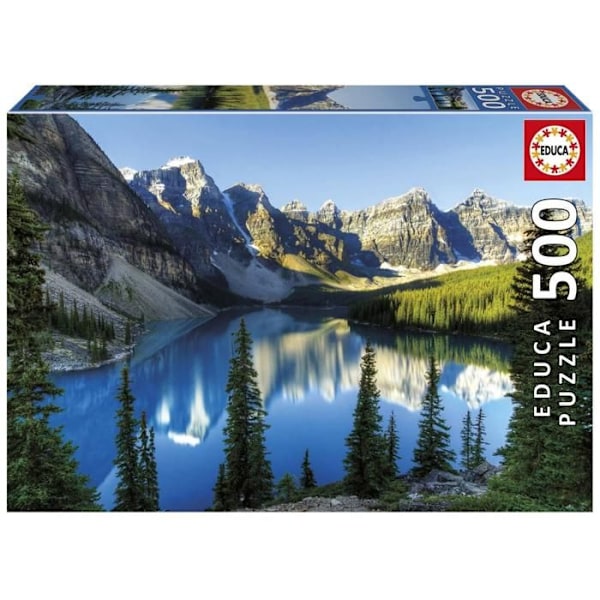 Puslespil 500 brikker: ALBERTA-SØEN