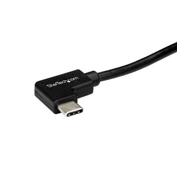 1 m:n suorakulmainen USB-C-kaapeli - STARTECH - USB 2.0 - Musta