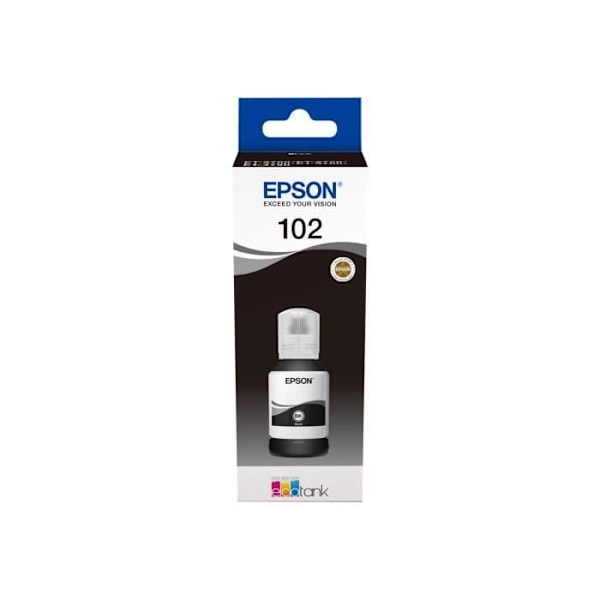 Epson 102 EcoTank BK Ink Bottle blækpatron