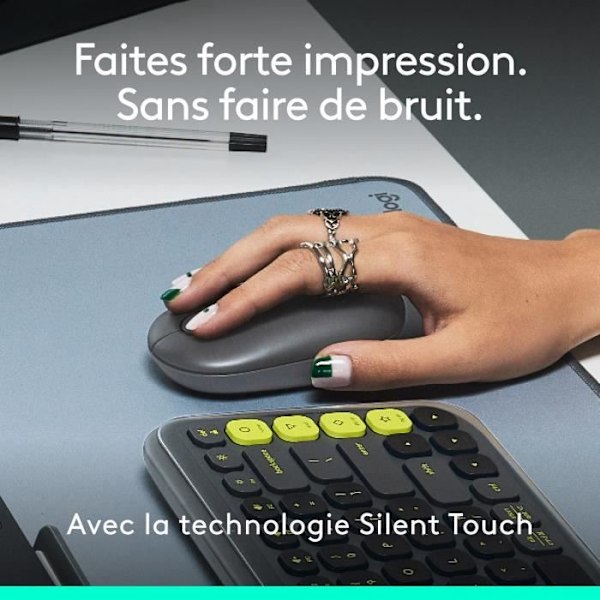 Mus - Trådløs - Logitech - Pop-mus - Grafit