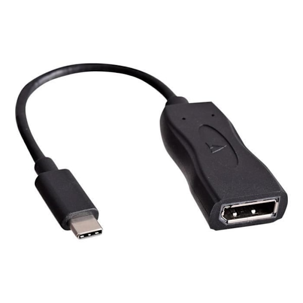 V7 Type C han USB til DisplayPort hun digital audio/video adapter - sort Sort