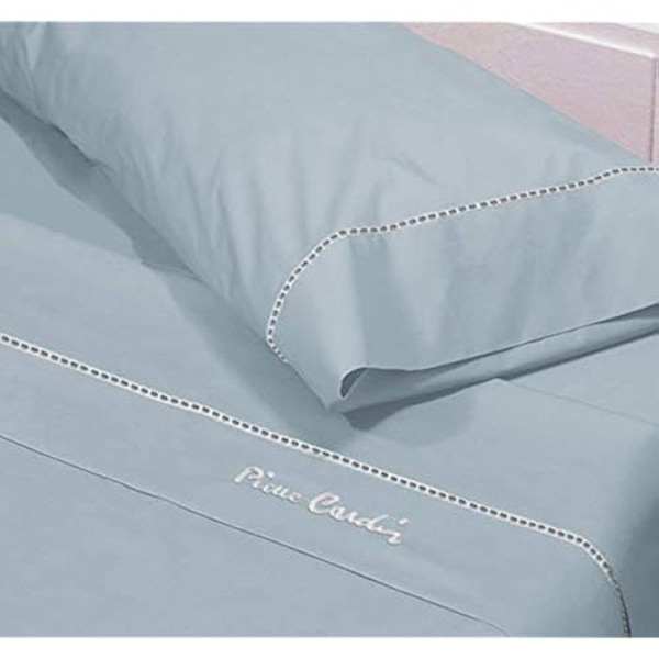 Pierre Cardin Arcadia 100% bomull sängset för 90 cm säng - Blå Blå