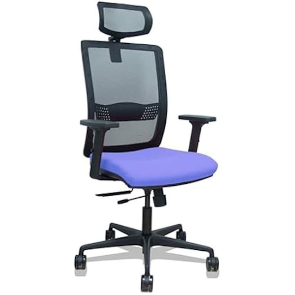 Chaise Haches - PIQUERAS JA CRESPO - Bali-kangas - Vaaleansininen - Suuri koko - Korkeussäädettävä Ljusblå