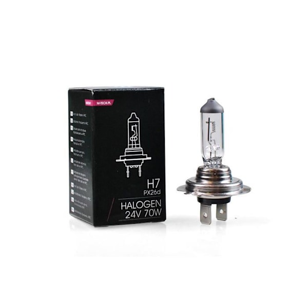 AMPOULI HALOGENI H7 PX26D 24V 70W (LAATIKKO) X1 MTECH