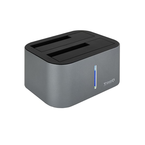 TooQ TQDS-805G dockingstation med dobbelt SATA-bås til 2,5 og 3,5 drev, USB 3.0-USB 3. Gen, kompatibel