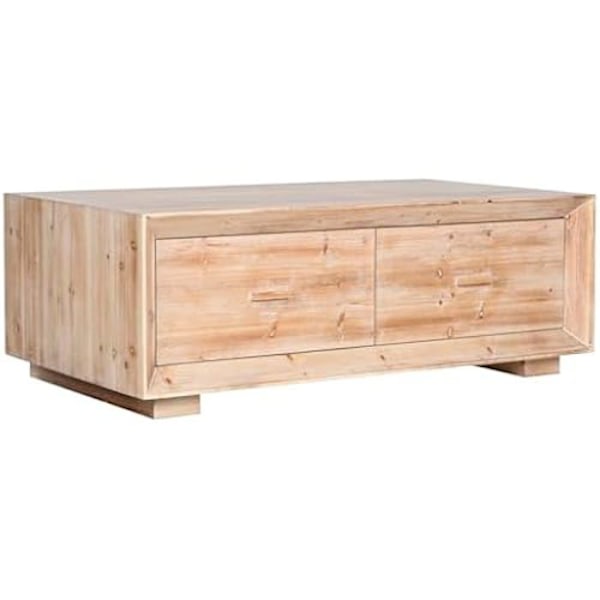 Sohvapöytä - HOME ESPRIT - Suorakulmainen - Kuusi - Monivärinen - 130 x 70 cm Flerfärgad