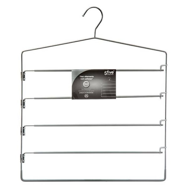 Housuripustin - AC-DÉCO - 37 x 44,5 cm - Metalli - Harmaa - Seka Grå