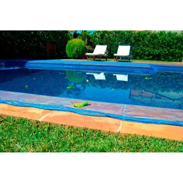Pool cover - Ospecificerad - 6x10m - Blå - Lätt att installera - Skydd mot löv