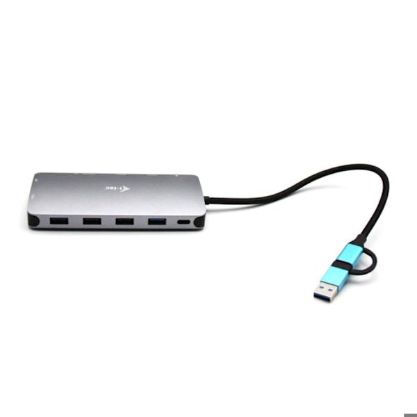 i-Tec CANANOTDOCKPD USB Hub Sølv