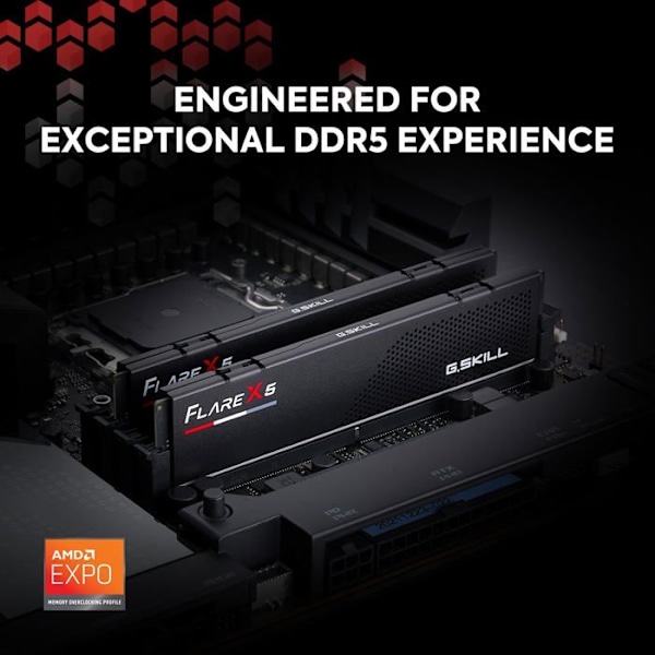 G.Skill Flare X5 Series Low Profile Hukommelse RAM 64 Go DDR5 6000 MHz CL30 - Dual Channel Kit