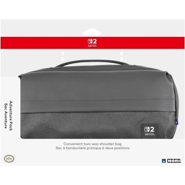 Beskyttelses- og transporttaske - HORI - Nintendo Switch og Switch 2 - Opbevaring af tilbehør og spil - Sort Svart