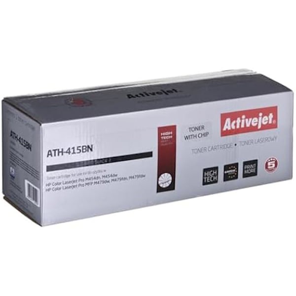 ACTIVEJET skrivartoner för HP 415A W2030A - Svart - 2400 sidor