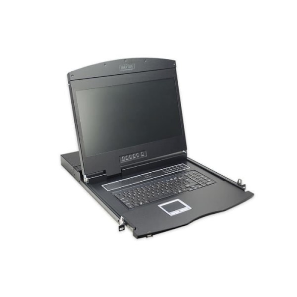 DIGITUS DS-72211 KVM-konsol - 48,3 cm (19") - 1366 x 768 pixels - 1000:1 - TFT