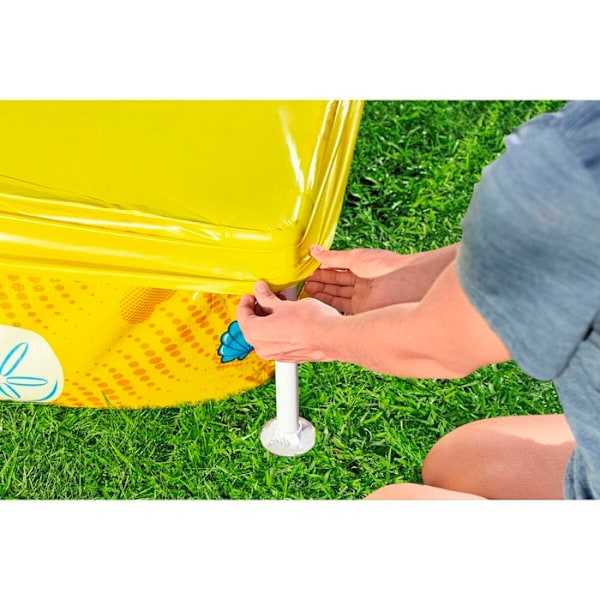 Bestway børnebassin 213 x 122 x 30,5 cm Gul