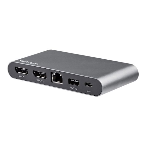 StarTech.com USB Type-C Dockingstation med dobbelt DP 4K-display til bærbar computer - PD 3.0 100 W (DK30C2DAGPD)