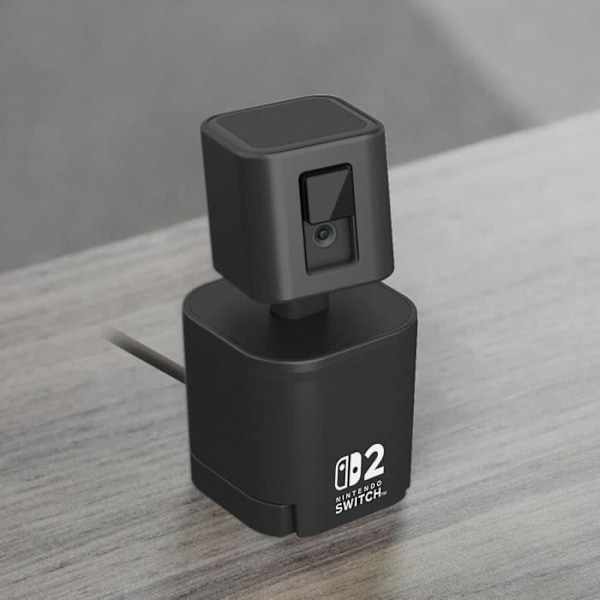 USB-videokamera - HORI - Nintendo Switch 2 - Taivutettava varsi ja objektiivisuojus - Musta Svart