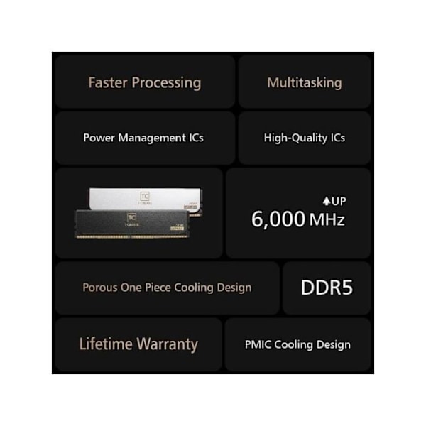 Team Group T-Create Expert DDR5 6400MHz 32GB 2x16GB CL32 Intel XMP 3.0