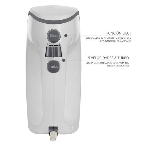 TM Electron taikinasekoitin - 2,5 l - 450W