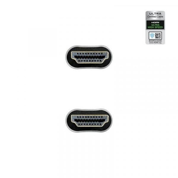 Nanokaapeli 10.15.8103. Kaapelin pituus: 3 m, Liitin 1: HDMI Type A (vakio), Liitin 1 sukupuoli: Uros, Liitin 2: HDMI