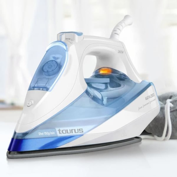 Taurus Agatha 2800 2800W strygejern, 170g/min dampstråle, 360ml kapacitet, anti-kalkfilter