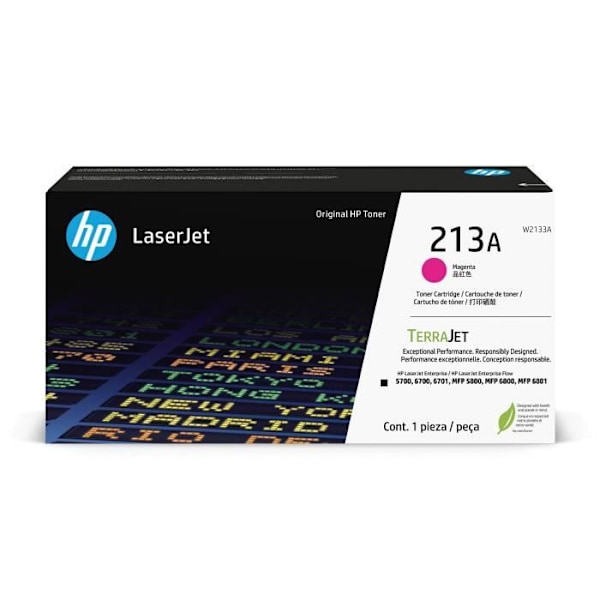 Alkuperäinen HP 213A magenta väriainekasetti (W2133A) HP LaserJet Enterprise 5700 / 6700 / MFP 5800 / 6800 / 6801