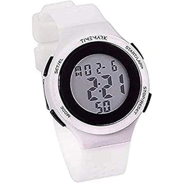 Ur - Timemark - One Size - Hvid plastik - Vandtæt 3 ATM - Digital Quartz Vit